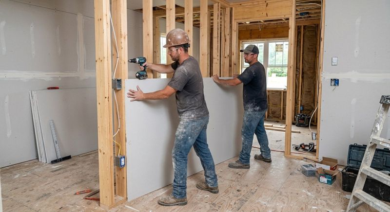Bedroom Drywall Installation in Denver County, CO