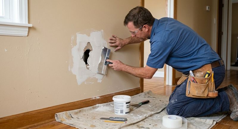 Wall Hole Repair in Alpharetta, GA