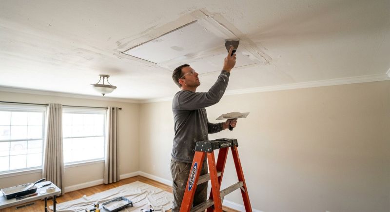Basement Drywall Repair in Conroe, TX