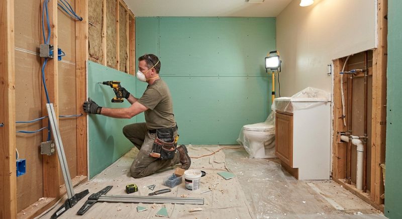 Bathroom Wall Patching in Alpharetta, GA