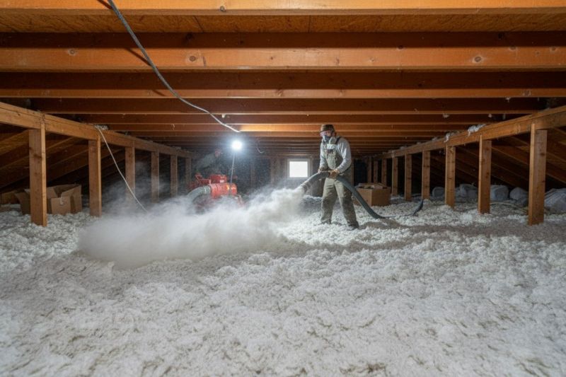 Blown Insulation Installation in Boulder, CO