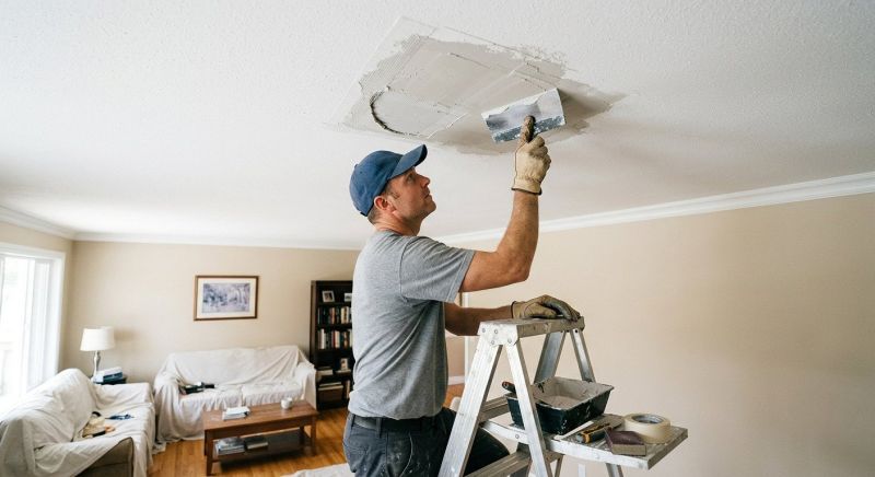 Ceiling Crack Repair in Kansas City, KS