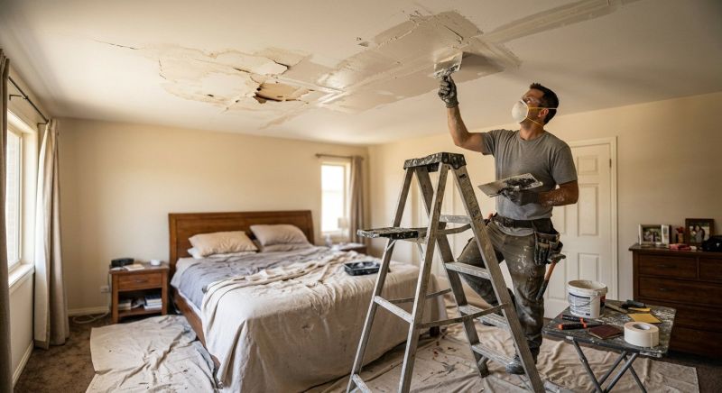 Ceiling Drywall Repair in Alpharetta, GA