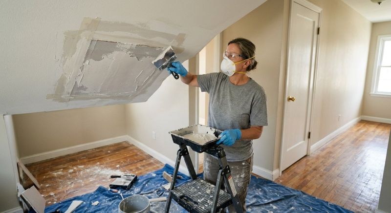 Garage Drywall Repair in Kansas City, KS