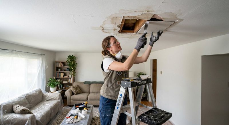 Kitchen Ceiling Repair in Kansas City, KS