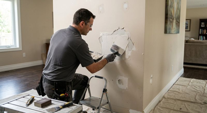 Kitchen Drywall Repair in Alpharetta, GA